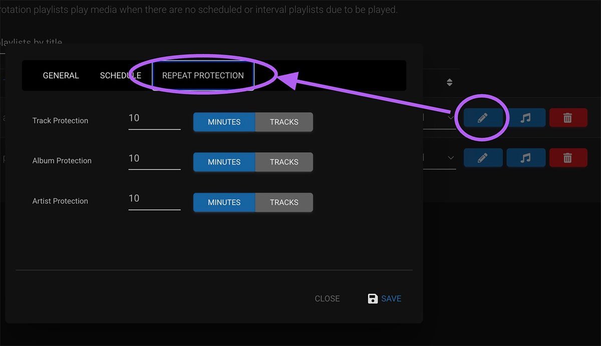 14 playlist repeat protection media cp pro radio streaming