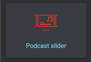 podcast slider